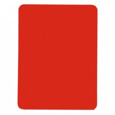 Karta červená pro rozhodčí 9x12 cm